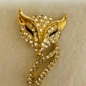 Monet Fox Brooch